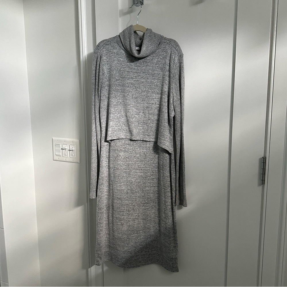 Cozy gap maternity nursing knit dress Xs